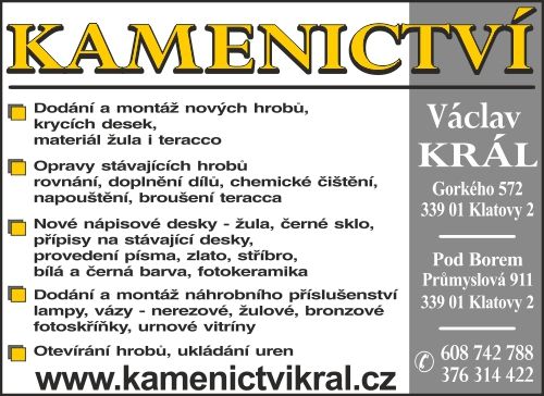 KAMENICTVÍ