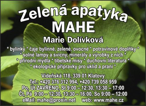 ZELENÁ APATYKA MAHE