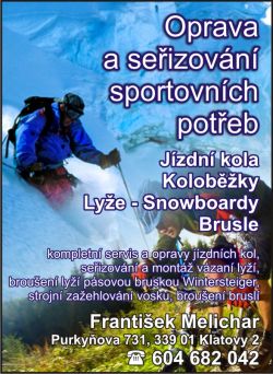 OPRAVA A SEŘIZOVÁNÍ SPORTOVNÍCH POTŘEB