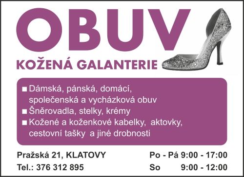 OBUV - KOŽENÁ GALANTERIE 