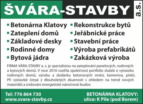 ŠVÁRA - STAVBY a.s.