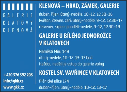 GALERIE KLATOVY/KLENOVÁ, p. o.