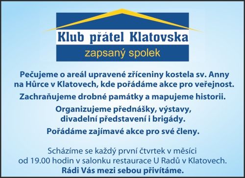KLUB PŘÁTEL KLATOVSKA