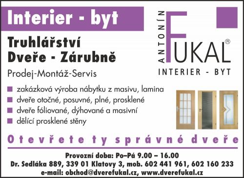 INTERIER - BYT  Antonín FUKAL