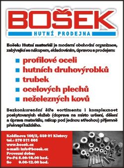 HUTNÍ PRODEJNA BOŠEK